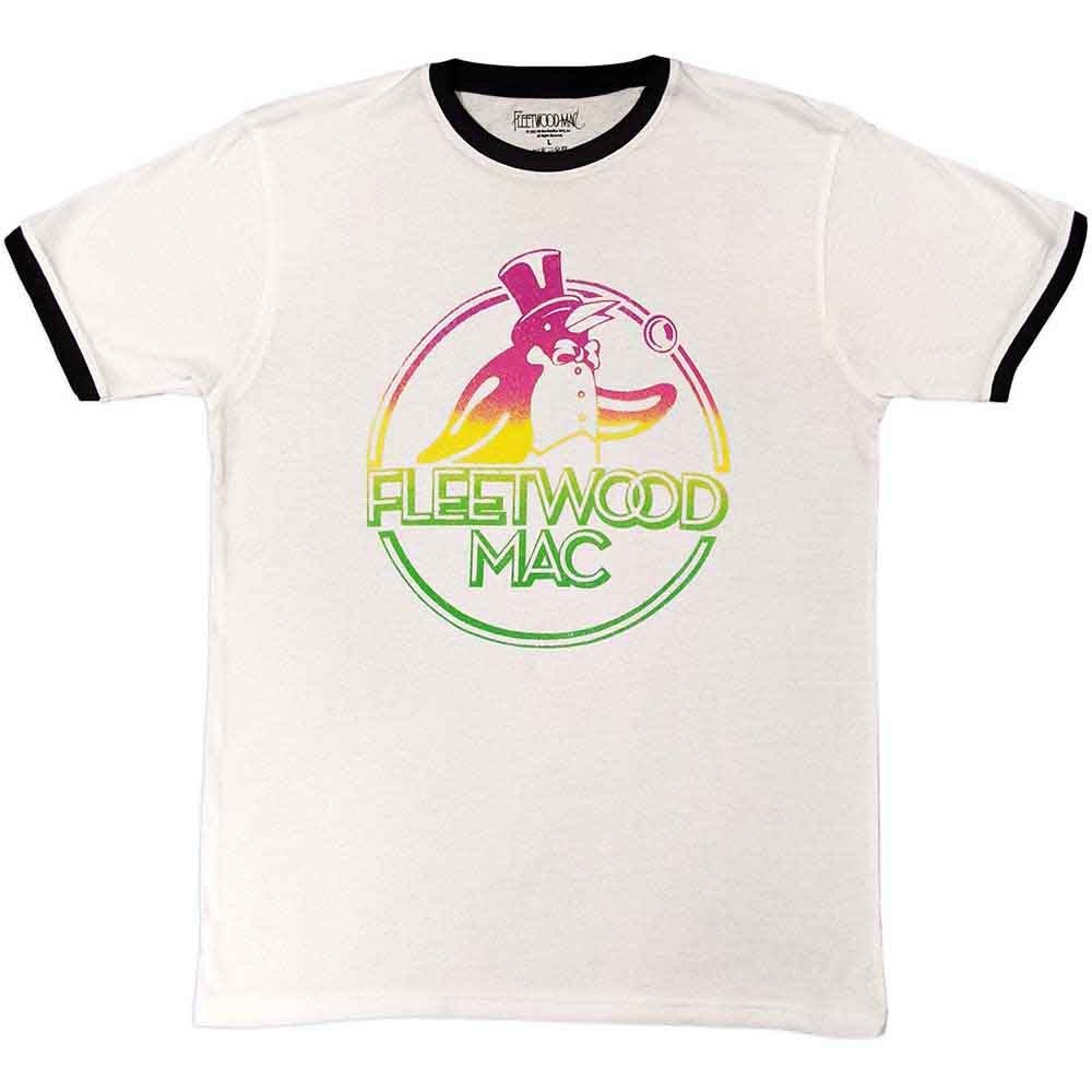 FLEETWOOD MAC フリートウッドマック - Penguin / White / リンガー / Tシャツ / メンズ - PGS